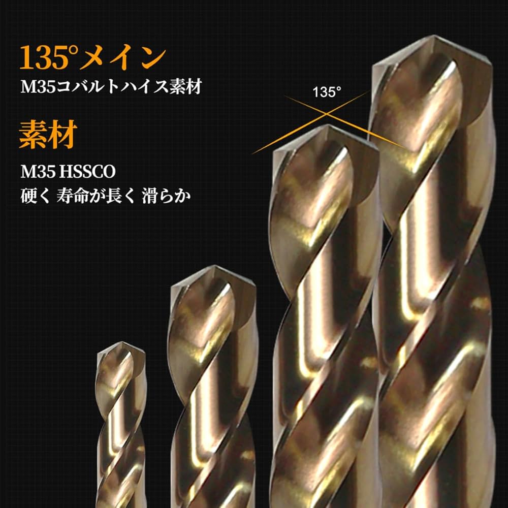 ハイスピードスチールジョパードリルビットセット（24本） ハイスピードスチールジョパードリルビットセット（24本
